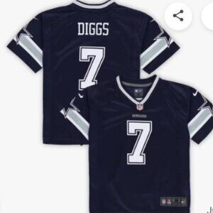 DALLAS COWBOYS TREVON DIGGS KIDS NIKE GAME JERSEY BLUE